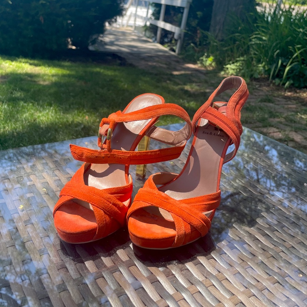 Ava & Aiden Orange Heels